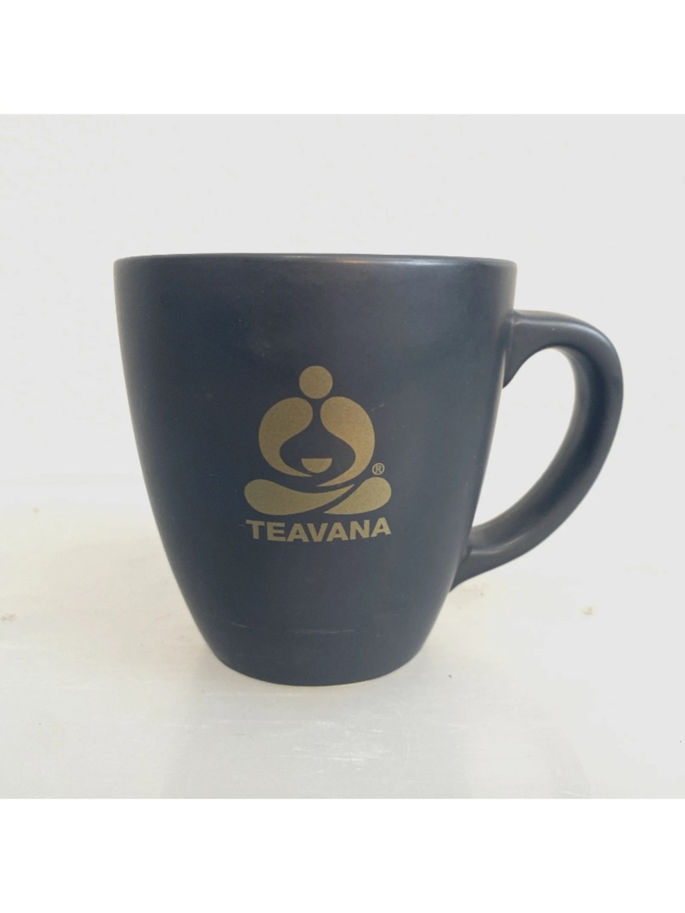 Teavana Starbuck's Coffee Tea Mug Cup Black Fine Stoneware 12 Fl.Oz. Collectible